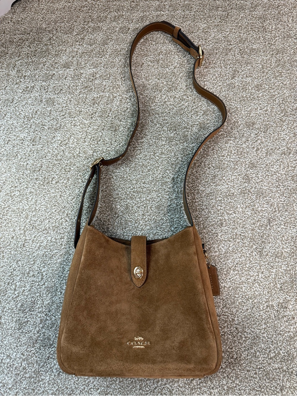 Coach Hadley Convertible (2 Way) Crossbody Bag in Sienna